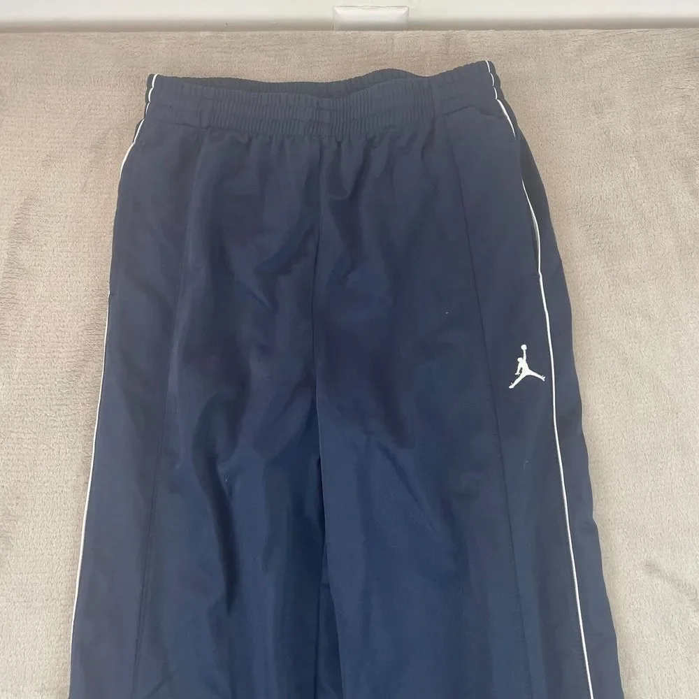 Nike Air Jordan Sweatpants Boys XL‎ (13-15) Navy Blue JumpMan Drawstring Active
